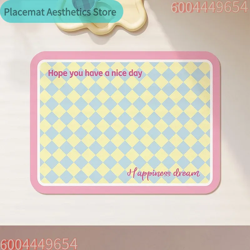 Bar Mat Rubber - Pink Girl Drain Mat Super Absorbent