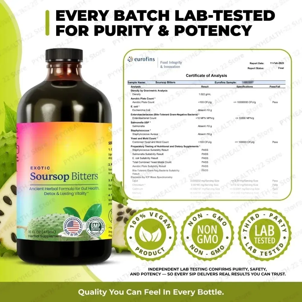 Soursop Bitters Liquid for Dig - đánh giá và giá Bitters Bottle Set