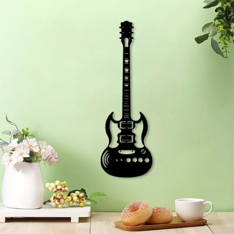 Brand 3D Metal Guitar Wall Art - đánh giá và giá Home Bar Lounge