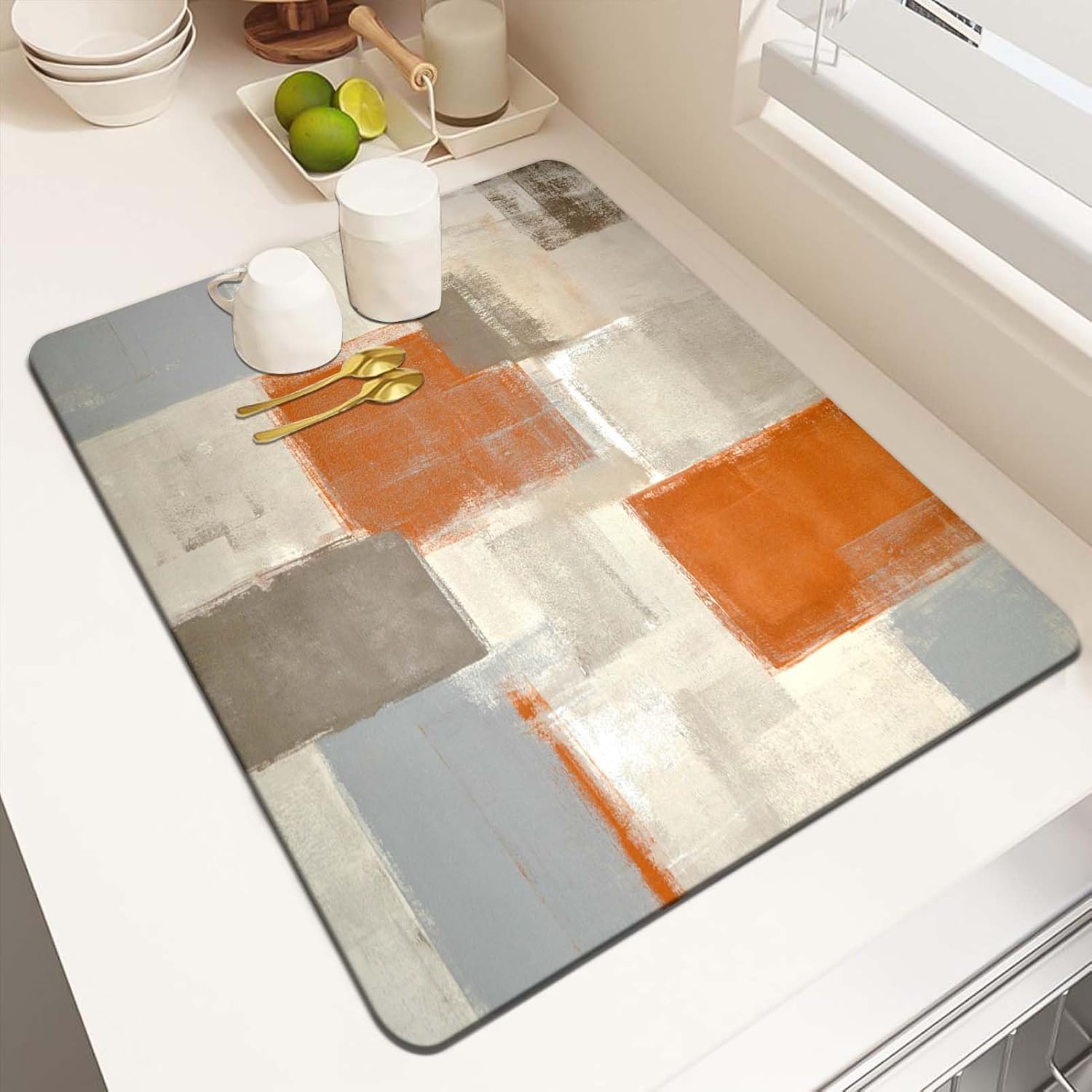 Dish Drying Mat for Kitchen, G - đánh giá và giá Bar Mat Rubber