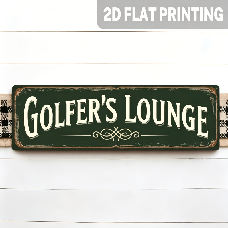 2D Flat, 1pc, Vintage Golfer'S - đánh giá và giá Home Bar Lounge