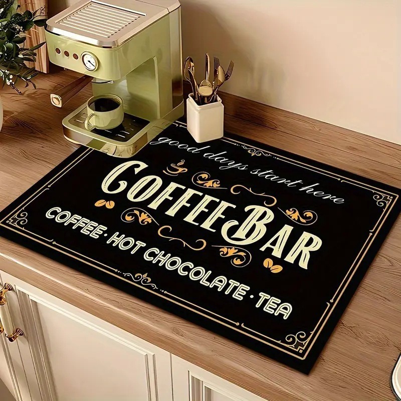 Coffee Print  Coffee Pad Absor - đánh giá và giá Bar Mat Rubber
