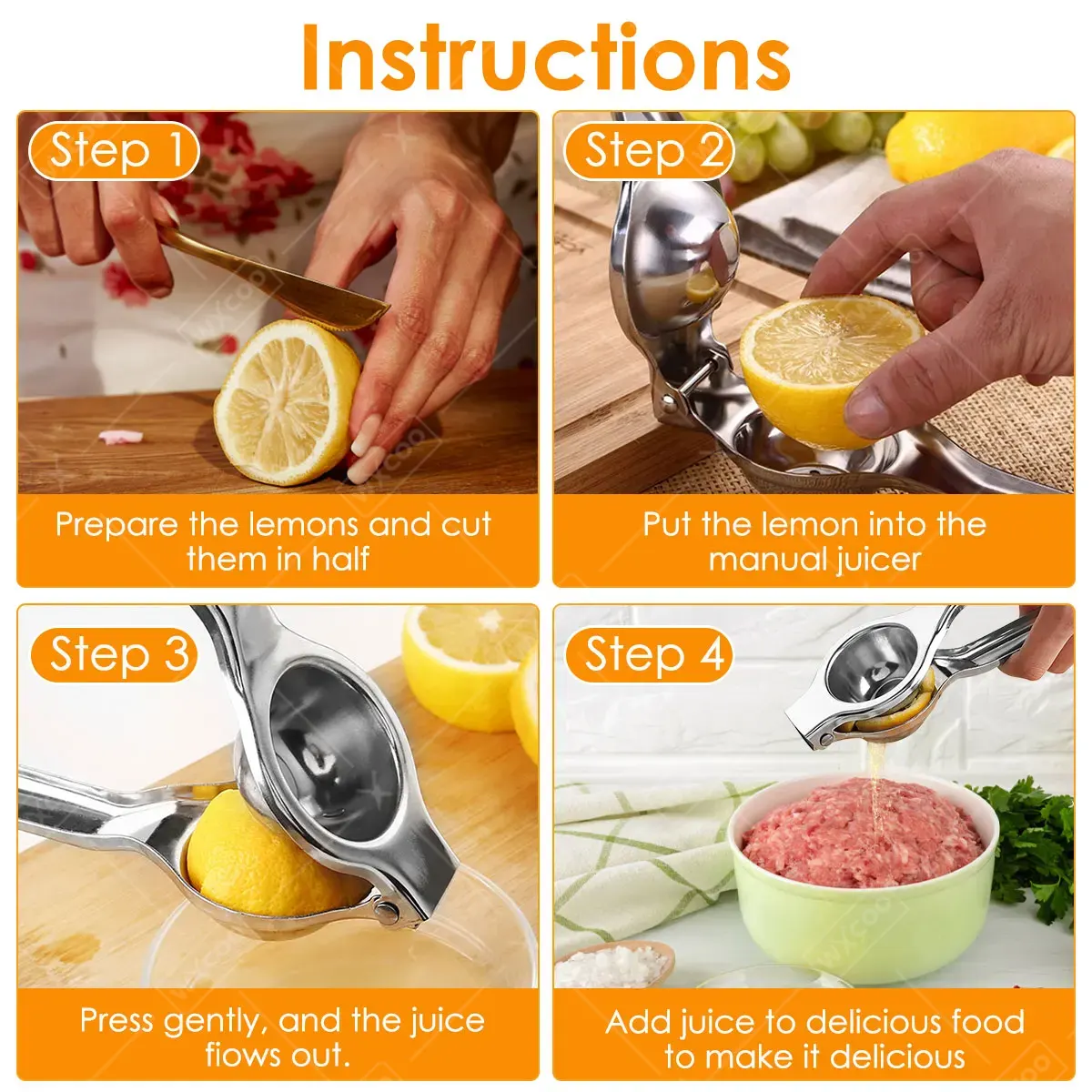 Lemon Squeezer Kitchen Accesso - đánh giá và giá Citrus Juicer Bar